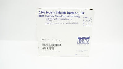 BD 306546 PosiFlush 0.9% Sodium Chloride, SF Syringe 10mL - Box of 30